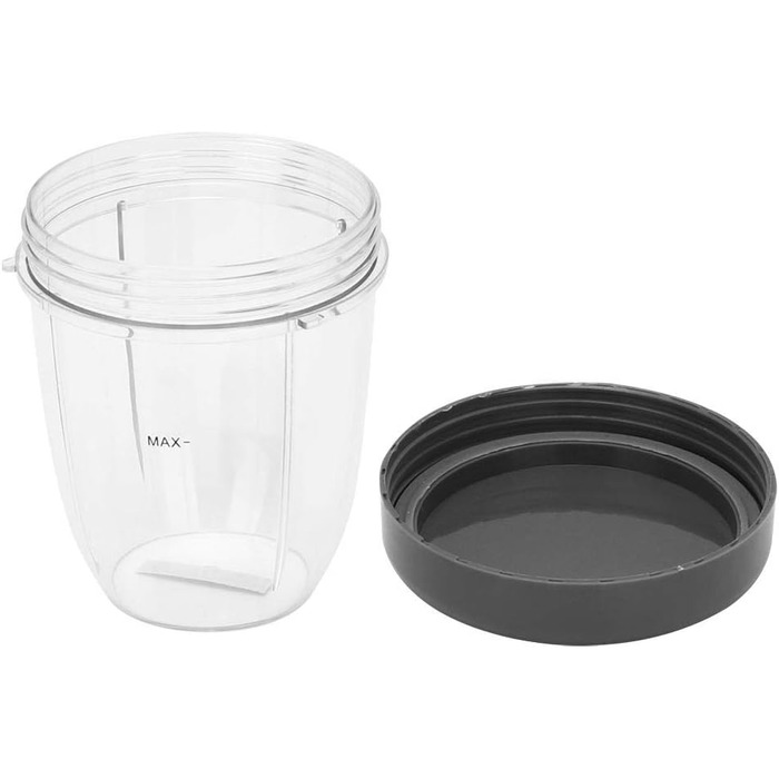 Набір деталей міксера Nikou Комплект деталей-чашок і кришок Набір деталей для заміни аксесуарів для міксера Nutri Bull-et 900 Вт (18 унцій)