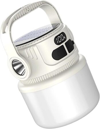 Портативний нічник з гачком для кемпінгу з USB-акумулятором для кемпінгу, сонячної батареї, світлодіодного освітлення для кемпінгу, легкого використання