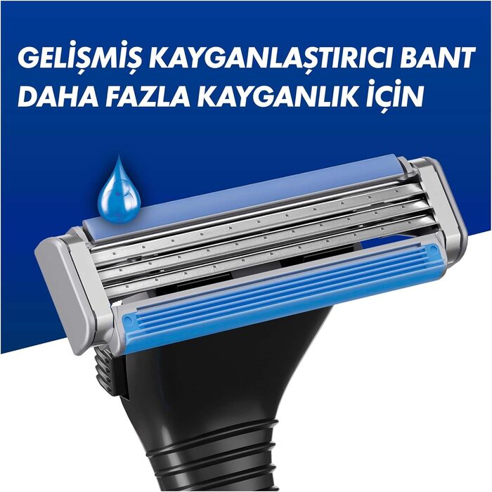 Чоловіча бритва Gillette Sensor3 6 змінних лез, чорна