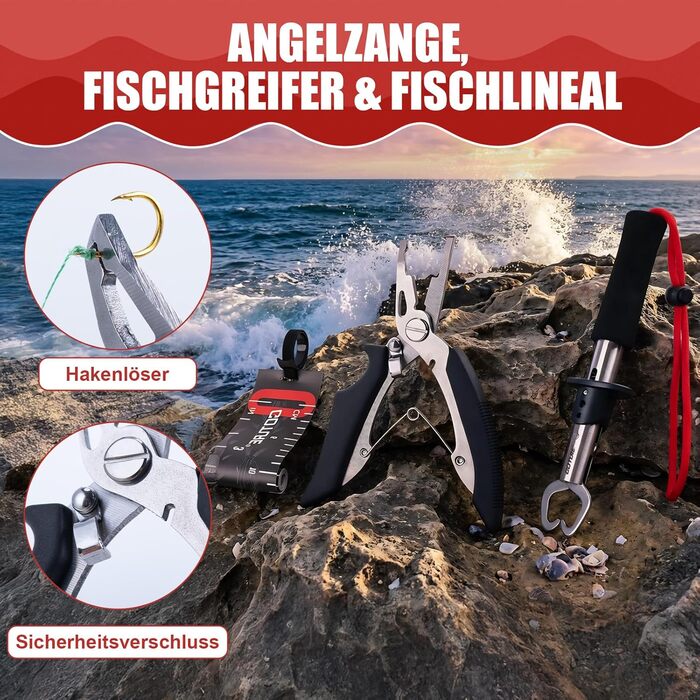 Телескопічний рибальський підсак Goture з плаваючою конструкцією NBR, складний підсак з гумованою сіткою з ПВХ, висувна ручка 42,5-112 см для форелі, окуня, щуки, сітки та інструментів