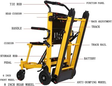 Електричні підйомні сходи QULACO Інвалідні візки Легка розбірна сила Компактна електрична інвалідна коляска Mobile Aid Сходовий підйом Сходовий підйом Розтяжка