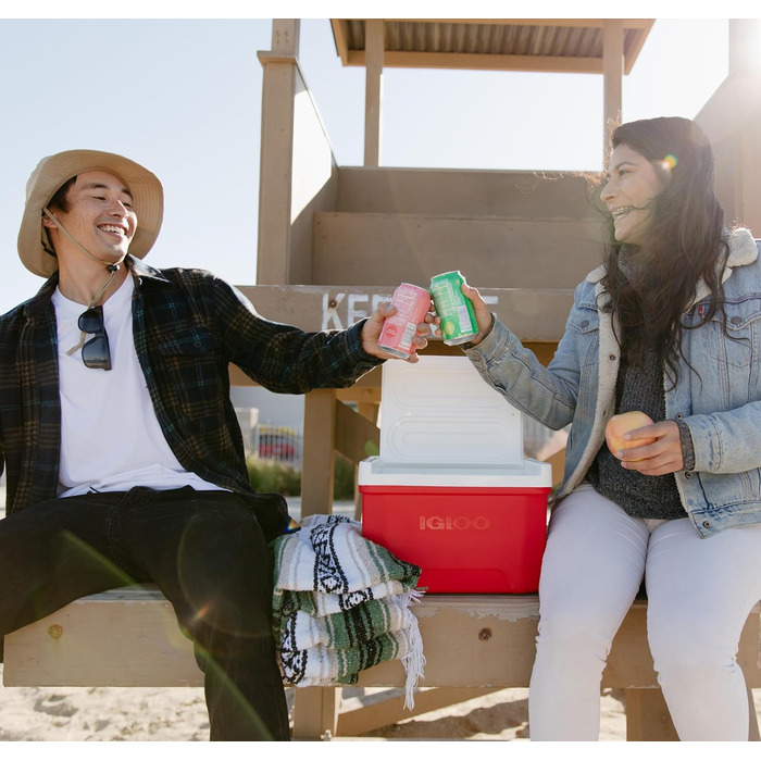 Пасивний міні-холодильник Laguna 9, невеликий легкий термобокс для кемпінгу, сніданку, роботи та перекусів, 8 літрів