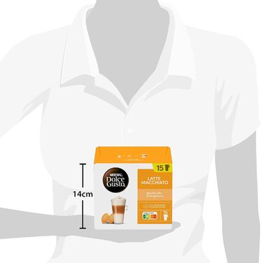 Кава NESCAF DOLCE GUSTO Latte Macchiato в капсулах 3 упаковки (3 х 30 капсул)
