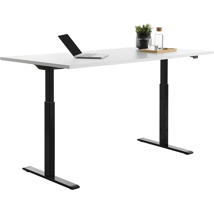 Письмовий стіл TOPSTAR E-Table 180x80, чорний/білий