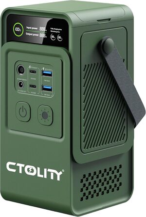 Портативна електростанція AP200L, акумулятор LiFePO4 ємністю 192 Втгод, сонячний генератор з 5 портами, двостороння швидка зарядка 140 Вт, сонячний генератор для кемпінгу, відпочинку на природі, подорожей, надзвичайних ситуацій, використання в дорозі