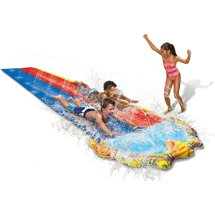 Гоночна гірка Banzai Splash Sprint, 488 см L x 147 см