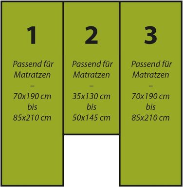Простирадла на резинці для автофургонів та караванів Комплект простирадл на резинці з 3 предметів для 2 поздовжніх ліжок середня секція Простирадло з джерсі для задніх ліжок, 2 поздовжніх ліжок середня секція, сіро-коричневого кольору