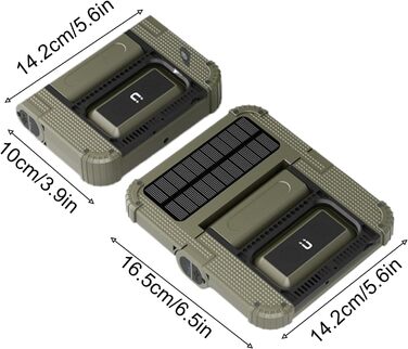 Складаний світлодіодний ліхтарик для кемпінгу магнітний Ліхтарик з ABS-пластику на сонячній енергії для відключення електроенергії, нічного використання, риболовлі, прогулянок, роботи, активного відпочинку, походів, скелелазіння