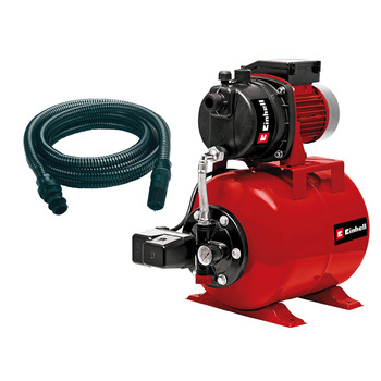 Станція водопостачання Einhell GC-WW 6538 (650 Вт, тиск 3,6 бар, продуктивність 3800 л/год, вбудований реле тиску, манометр, бак 20 л)
