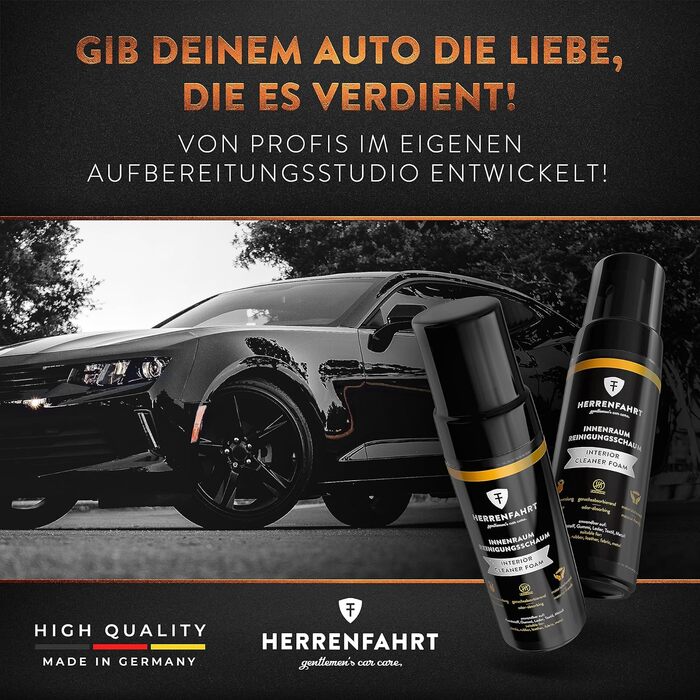 Набір засобів для чищення салону автомобіля - Преміум активний пінний засіб для чищення салону Універсальний засіб для чищення авт