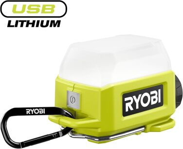 Акумуляторний прожектор RYOBI 4 V USB-LITHIUM RLA4-0, 300 люмен, без акумулятора та зарядного пристрою