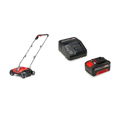 Аератор акумуляторний GC-SC 18/28 Li Power X-Change (18 В, безщітковий двигун, робоча ширина 28 см, 3-ступеневе регулювання глибини, в комплекті акумулятор 4,0 Агод та зарядний пристрій)