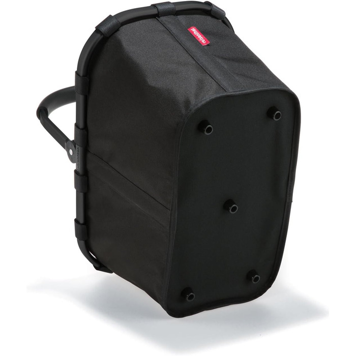 Сумка для перенесення в чорному кольорі - Міцний кошик для покупок з великою кількістю місця для зберігання та практичною внутрішн