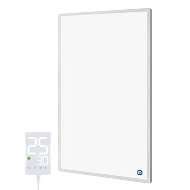 Інфрачервоний обігрівач потужністю 500 Вт з термостатом Настінний інфрачервоний обігрівач для 8-15 м Електричний обігрівач із захистом від перегріву Сенсорний термостат Сертифіковано TV та має 10-річну гарантію