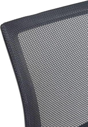 Офісний стілець CLP Genius I, стілець з регульованою висотою та сітчастим чохлом, колір чорний, сучасний