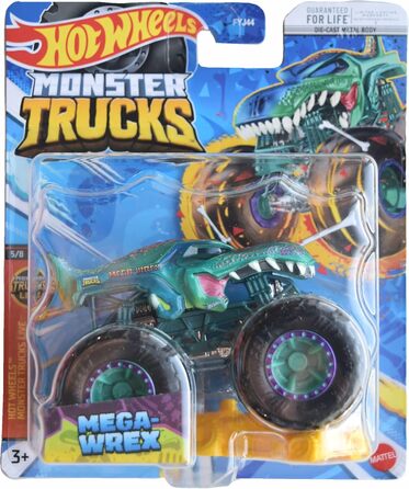 Машинки Hot Wheels Monster Trucks Mega Wrex, 2023, з'єднай і розбий машину