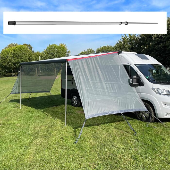 Ваш кроквяний стовп GEAR до 6000 - Кроквяна жердина, натяжна штанга, тентова штанга, підходить для Thule Omnistor Series 5 і 6