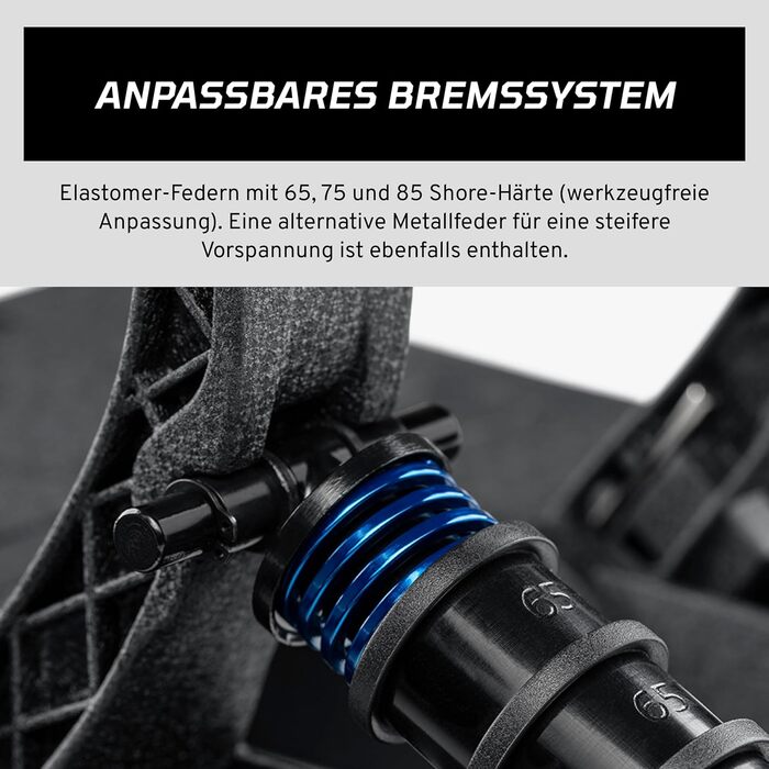 Педалі Fanatec Sim Racing CSL Elite V2 комплект із 3 педалей для симуляторів гонок (зчеплення, гальмо, акселератор), гальмівна система з датчиками навантаження та двоступеневим датчиком, датчики Холла ПК, PS5, PS4