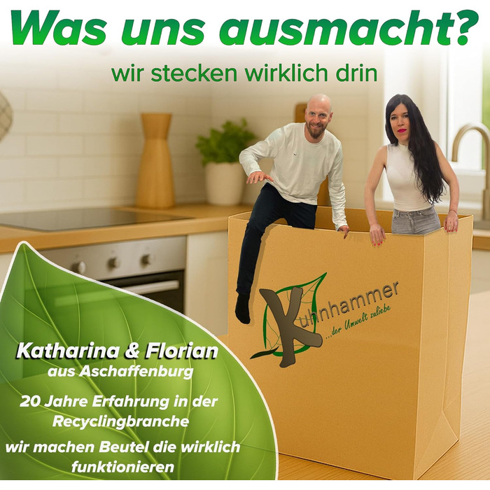Компостовані пакети для відходів 20 л 50 шт. компостовані пакети для відходів без пластику Вологостійкі та стійкі до розривів паперові компостовані пакети для відходів Паперові пакети для органічних відходів Паперові компостовані пакети для відходів