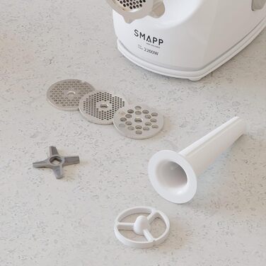 М'ясорубка Smapp Grinder Machine 490-8BIA, універсальна, біла, один розмір (EU)