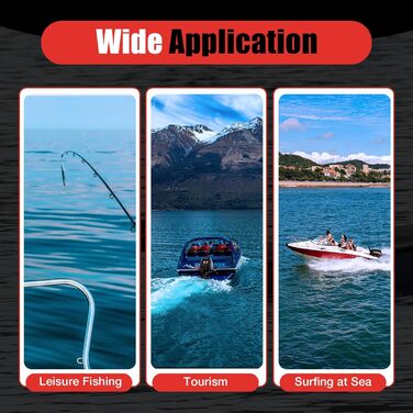 Чотиритактний підвісний мотор потужністю 6,5 к.с., потужний човновий двигун об&39ємом 123 куб.см з водяним охолодженням та системою запалювання CDI, рульове керування, безступінчаста трансмісія (CVT), 5000-6000 об/хв