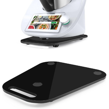 Розсувна дошка для Thermomix TM6, акрилова розсувна дошка для аксесуарів, швидкорухома дошка для кухонного комбайна Thermomix Vorwerk TM 6 Аксесуари Pad Board Acrylic Black