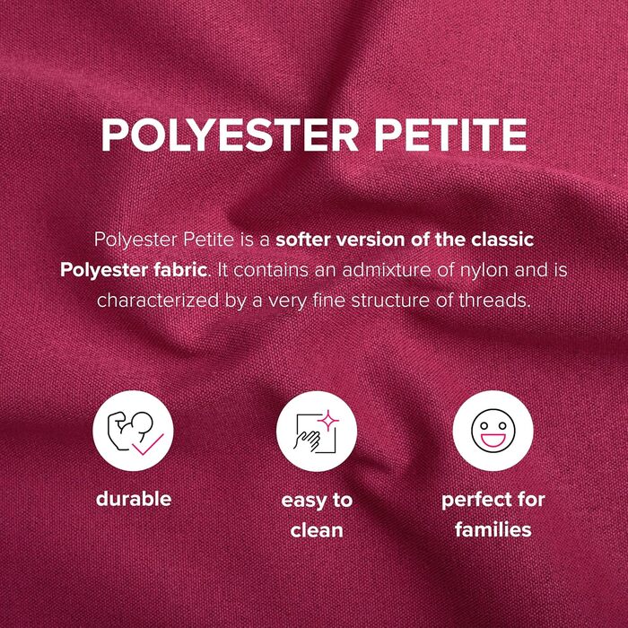 МАЙСТРИ ЧОХЛІВ Замінний чохол для дивана IKEA Klippan 2-місний, чохол для дивана Klippan 2-місний, двомісний, чохол для дивана, 180 см x 85 см x 58 см (Гранатовий, Поліестер Petite)