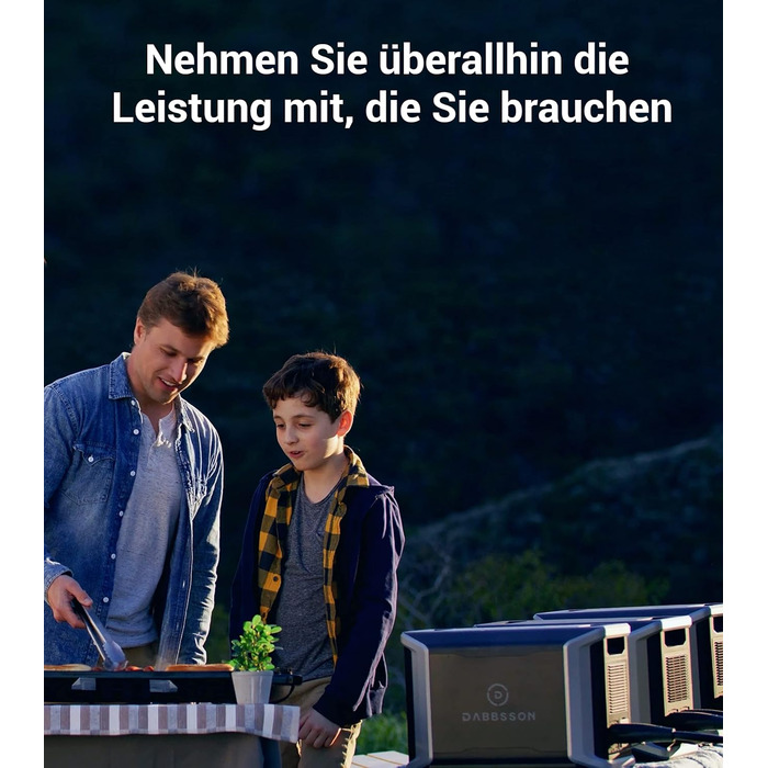 Розширювальний акумулятор Dabbsson DBS3000B 3000 Втгод, допоміжний LiFePO4 акумулятор, сумісний з портативною електростанцією, сонячним генератором DBS2300, аварійне джерело живлення для кемпінгу, подорожей, автофургонів, надзвичайних ситуацій, відключень