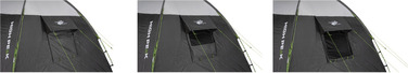 Намет пʼятимісний High Peak Santiago 5.0 Light Grey/Dark Grey/Green (11802)