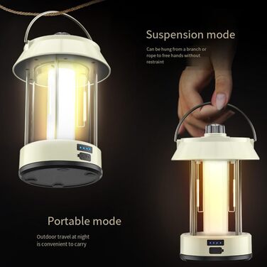 Акумуляторний світлодіодний кемпінговий ліхтар для наметів, регульований ліхтар для намету