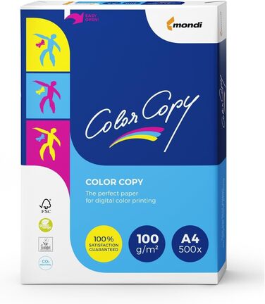 Копіювальний папір Mondi Colour/2381010051 DIN A4 білий з натиранням 100 г/кв.м Inh.500