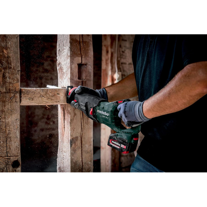 Акумуляторна пила Metabo SSEP 18 LT - 601616850 - 18 В - Ідеально підходить для важкодоступних місць - Без акумулятора та зарядног