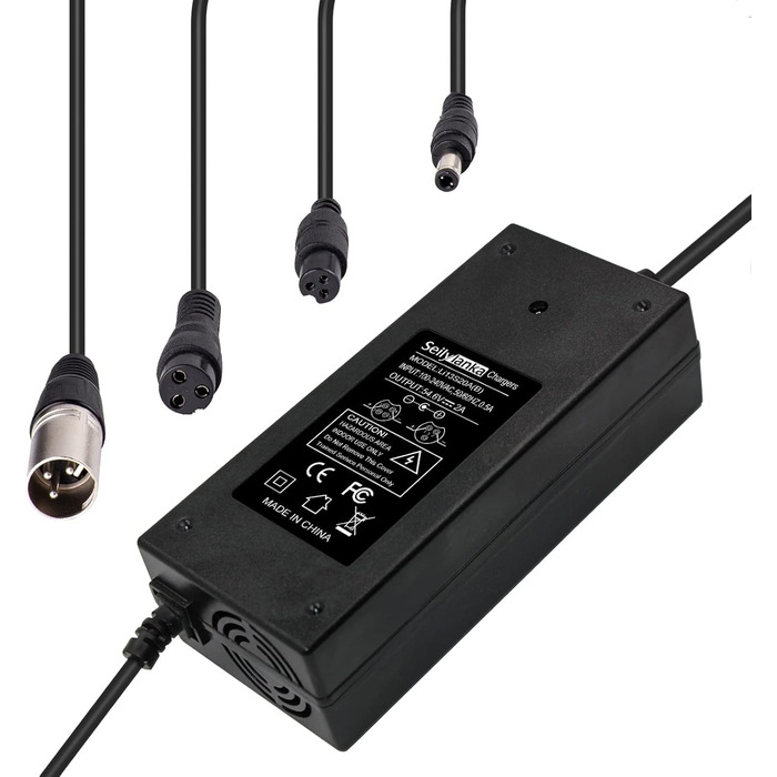 Зарядний пристрій 54,6 V 2 A для електровелосипедів та електросамокатів