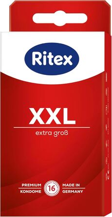 Презервативи Ritex XXL, збільшені, 16 шт