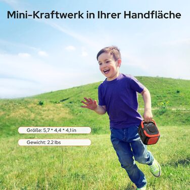 Портативна електростанція SinKeu 97 Втгод, міні-генератор 26400 мАг з розеткою 120 Вт 230 В змінного струму, 12 В постійного струму, USB-портами для мобільного телефону, ноутбука, мобільним блоком живлення для кемпінгу, подорожей та надзвичайних ситуацій 