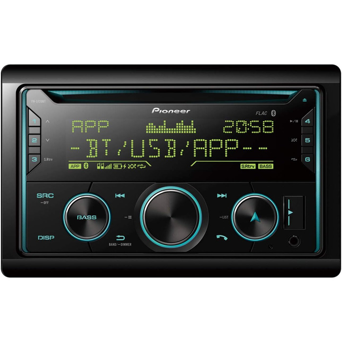 Автомобільна радіостанція Pioneer FH-S720DAB FH-S720BT CD 2DIN CD з Bluetooth гучний зв'язок, передній AUX і USB порт