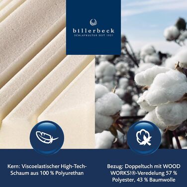 Подушка для шиї Billerbeck 5452740002, антимоскітна, 40/60 см, біла