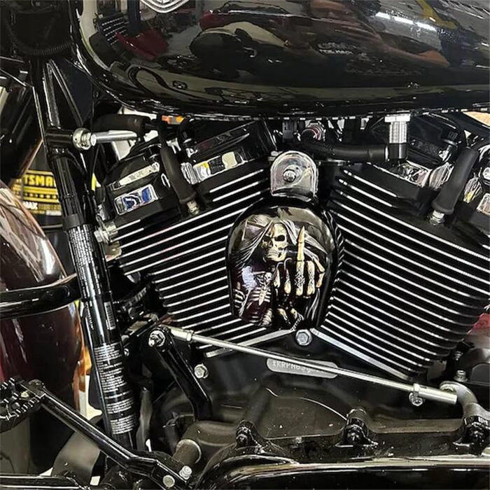 Чохол для клаксона рогу з черепом Harley Custom, аксесуар для декору