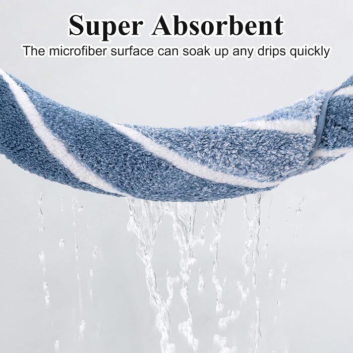 Комплект килимків для ванної SHACOS, 3 предмети, нековзний килимок для ванної, синій, м&39які килимки для ванної, водопоглинаючий килимок для душу, комплект килимків для ванної, що миються, 40x6050x8050x60 см, 40x6050x80U50x60 см, синій