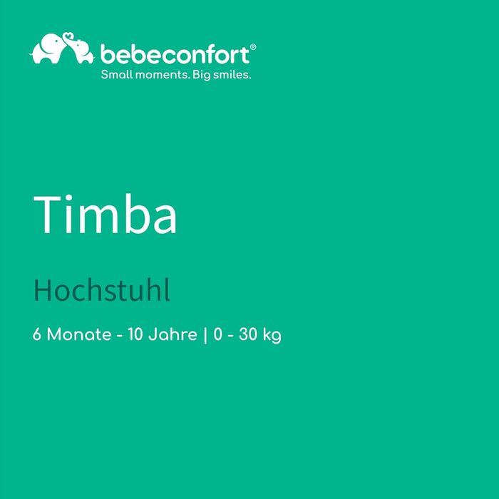 Стільчик для годування Bebeconfort Timba для зростаючих дітей, 6 місяців - 10 років, до 30 кг, дитячий стільчик для годування, зні