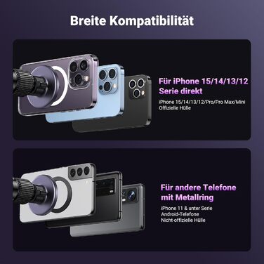 Автомобільний тримач 2 в 1 тримач для мобільного телефону автомобільний магніт на 360 поворотний автомобільний тримач для мобільно