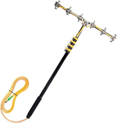 Щітка для чищення фотоелектричних елементів з телескопічною ручкою, телескопічна щітка для чищення фотоелектричних елементів, що о