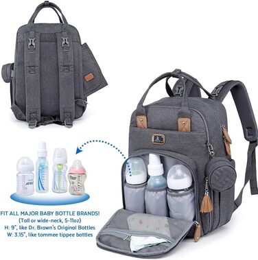 Рюкзак для сповивання Великий рюкзак для сповивання з багатофункціональними сумками для немовлят і мобільним сповивальним килимком