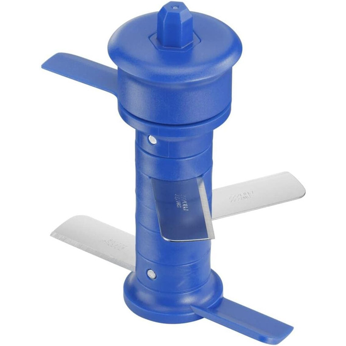 Тефаль Джеймі Олівер K1644344 Чоп і шейкер без світла Ємність 450 мл Мультишредер Універсальний подрібнювач для овочів, фруктів, цибулі, горіхів, часнику білий/синій білий/синій сингл