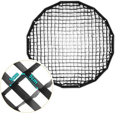 См/47 дюймів Softbox Honeycomb Grid 16 Robs Depth Photography Parabolic Softbox Grid для фотостудії, 120