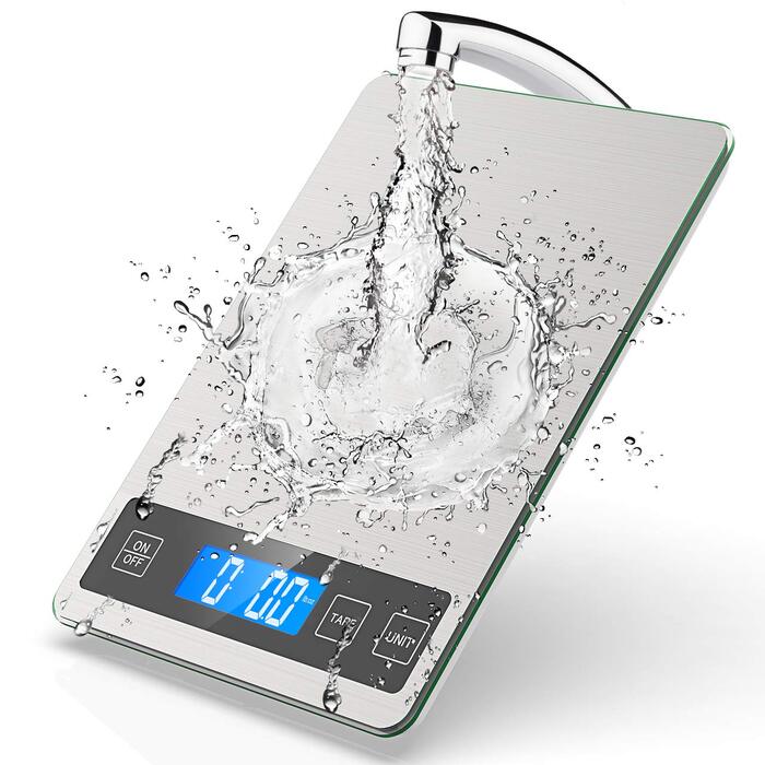 Кухонні ваги цифрові, кухонні ваги 10 кг сірі цифрові ваги Побутові ваги цифрові, електронні ваги кухонні з великою поверхнею зваж