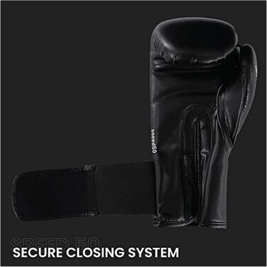 Боксерські рукавички Adidas Speed 6 oz, чорно-білі