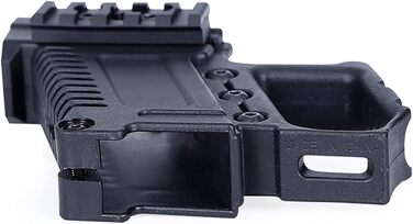 Тактичний комплект Jungle Leopard GB-37-BK – пістолет-карабін для Glock 17/18/19, рейкові бази, зарядний пристрій, кріплення для стрільби