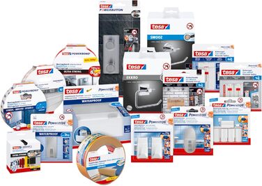 Тримач змінного рулону для туалетного паперу, хромований - для настінного монтажу без свердління, вкл. клейовий розчин - 50 мм x 5