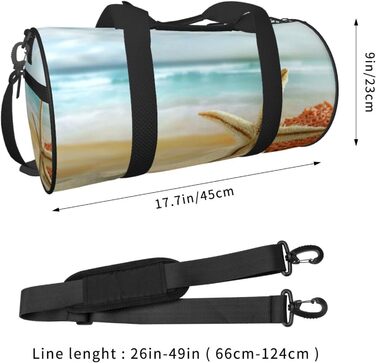 Дорожня сумка-циліндр, колір коралового рифу, спортивна сумка для чоловіків та жінок, сумка-мішок, спортивна дорожня сумка